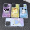 Magnetic Flowing Sand Case for iPhone 15 Pro Max | Clear Shockproof Hybrid Cover